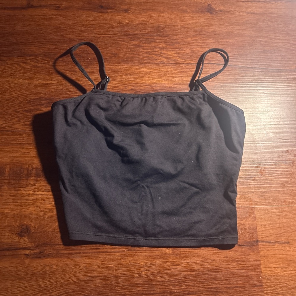 Alo Yoga Black Women's Cropped Tank Top